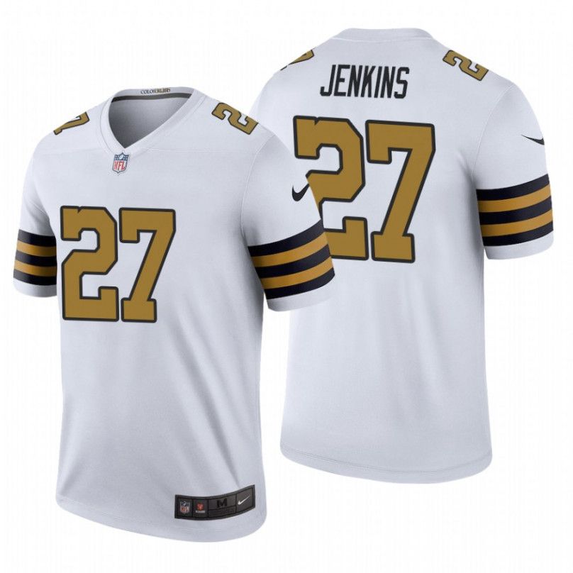 Men New Orleans Saints #27 Malcolm Jenkins Nike White Color Rush Limited NFL Jersey